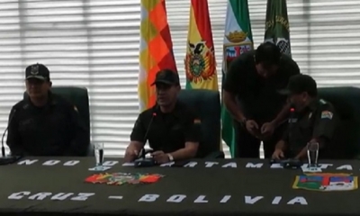 Igor Echegaray, comandante de la Policía de Santa Cruz/Foto. RRSS