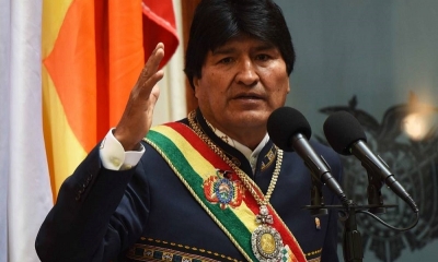 El presidente Evo Morales