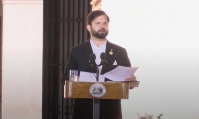 El presidente de Chile, Gabriel Boric