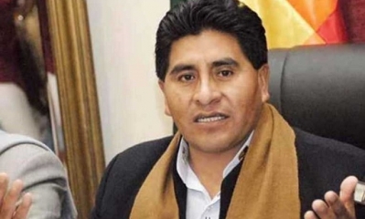 César Cocarico, ministro de Desarrollo Rural y Tierras. Foto: Internet