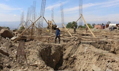 Las obras del centro de salud.