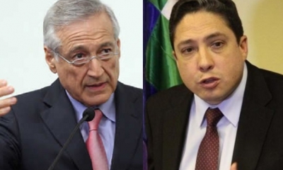 Heraldo Muñoz y Héctor Arce/Foto. Kandire