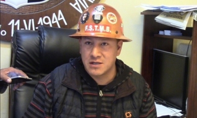 Orlando Gutiérrez, secretario ejecutivo de la Federación Sindical de Trabajadores Mineros de Bolivia. Foto: Internet