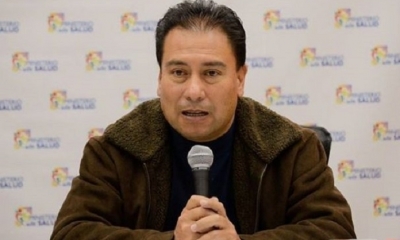  El ministro de Salud, Rodolfo Rocabado