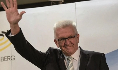 Winfried Kretschmann, principal candidato de los Verdes.