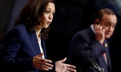 Vicepresidente estadounidense Harris visita Guatemala-2021.