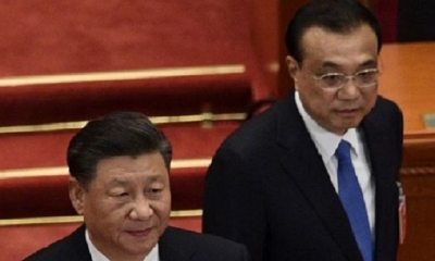 El presidente de China, Xi Jinping, y el primer ministro Li Keqiang. | Fuente: AFP