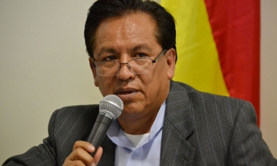 El ministro de la Presidencia, René Martínez