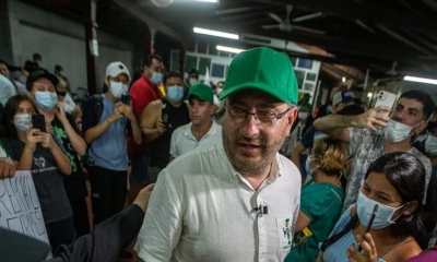 El presidente del Comité Cívico pro Santa Cruz, Rómulo Calvo.