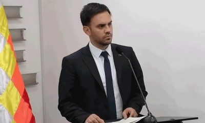 El ministro de Gobierno, Eduardo del Castillo. 
