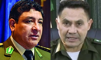 Yuri Calderón y el comandante Igor Echegaray/Foto. RRSS