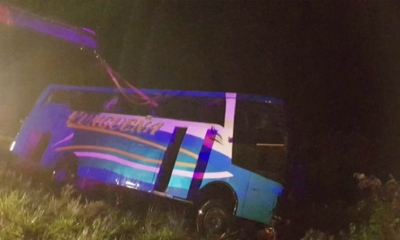 Escenas del accidente en Riberalta.