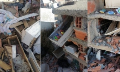 Tumbas destrozadas sin los cuerpos de los niños. Fotos: RRSS Yamilka Yujra