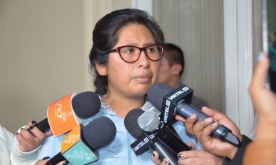 La presidenta de la Asamblea Legislativa Plurinacional (ALP), Eva Copa