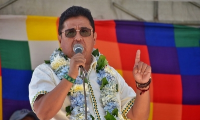 El ministro de Desarrollo Rural y Tierras, Remmy Gonzales