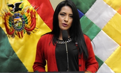 Wilma Alanoca, Ministra de Cultura y Turismo. Foto: Internet
