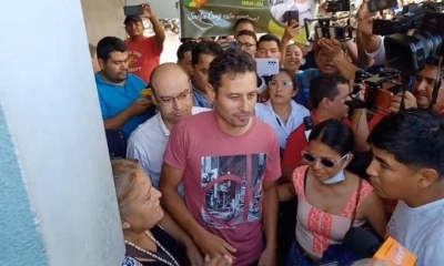 Edmand Lara, capitán suspendido de la Policía