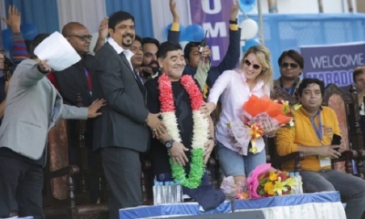 El astro argentino estará tres días en la ciudad de Calcuta, donde jugará un partido benéfico contra el ex capitán de la India Sourav Ganguly