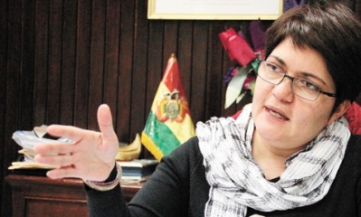 Directora General de Prevención y Eliminación de todas las Formas de Violencia en Razón de Género y Generacional, Claudia Peña.