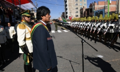 Presidente Morales en los actos en Potosí/Foto. ABI