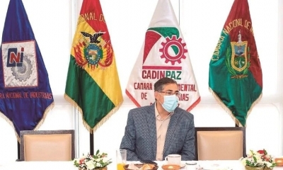 El presidente de la CNI, Ibo Blazicevic, presentó ayer el estudio del impacto de la Covid-19.