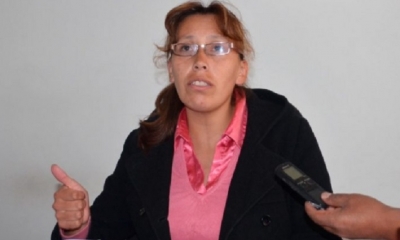 ueza anticorrupción de La Paz, Cinthya Delgadillo/Foto. RRSS