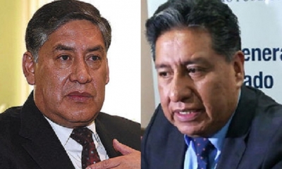 Juan Lanchipa y Williams Alave/Foto. Kandire 