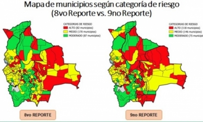 El Índice de Riesgo Municipal toma en cuenta variables epidemiológicas y demográficas para categorizar a los 339 municipios del país
