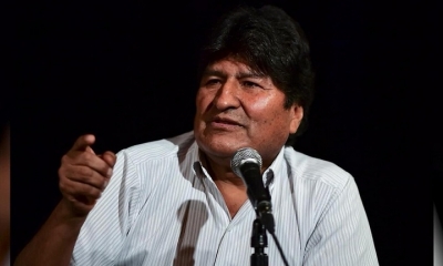 El expresidente y actual jefe de campaña del Movimiento al Socialismo (MAS), Evo Morales