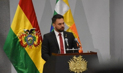 Foto/ Archivo: El ministro de Gobierno, Eduardo del Castillo. 