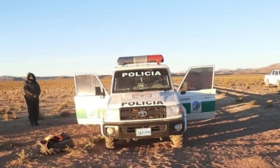 Dentro de esta patrulla fue encontrado el cuerpo del cabo Bladimir Ocampo Ancasi. Foto: RRSS.