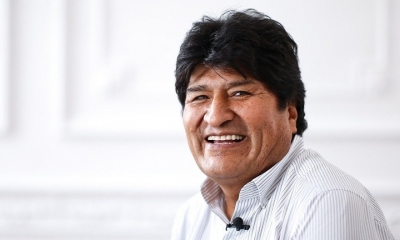 El expresidente de Bolivia, Evo Morales