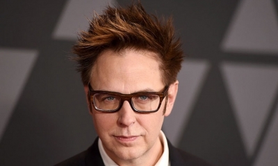 El cineasta James Gunn llega a la novena entrega anual de los Premios del Gobernador en Los Ángeles. Foto: AP