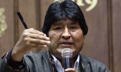 El expresidente Evo Morales