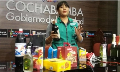 Intendenta muestra los productos decomisados