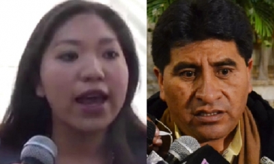 Yesenia Yarhui y César Cocarico/Foto. Kandire 