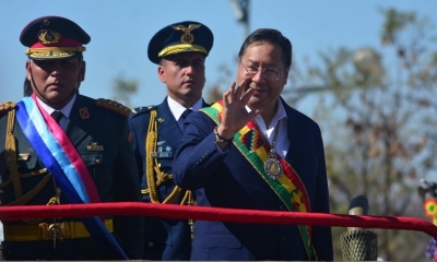 El presidente Luis Arce 