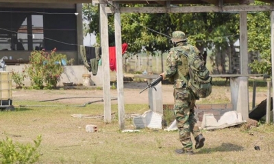 La Felcn realiza allanamientos en Beni, ayer. | Ministerio de Gobierno