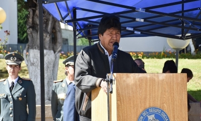 El presidente Evo Morales