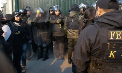 La Policía buscaba explosivos/Foto. RRSS