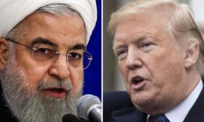 Hasan Rohaní, mandatario de Irán, y Donald Trump. | Fuente: Foto: AFP/AFP