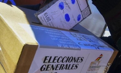 Papeleta de las elecciones Generales