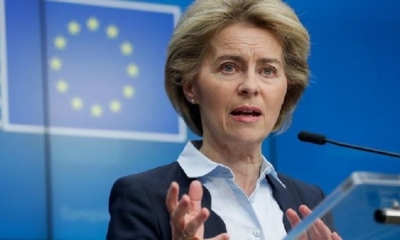 Von der Leyen, titular de la Comisión Europea (CE). | Fuente: EFE