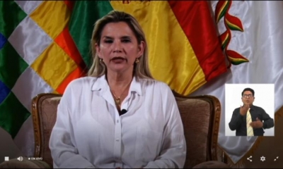  Jeanine Áñez. | Captura de pantalla
