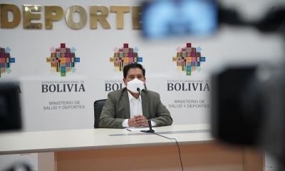 El ministro de Salud, Jeyson Auza.