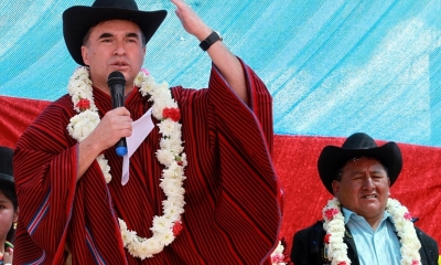 El Ministro de la Presidencia, Juan Ramón Quintana 
