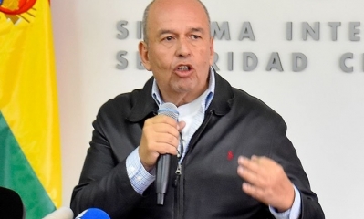 El ministro de Gobierno, Arturo Murillo