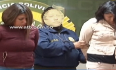 Las mujeres fueron sorprendidas con varias tabletas/Foto. Captura de pantalla