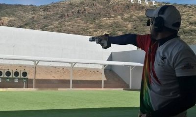 Diego Andres Cossio Quiroga,logra medalla de Bronce para Bolivia en Tiro Deportivo al blanco. Foto: Prensa CODESUR