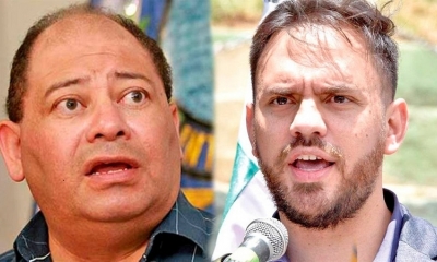 El exministro Carlos Romero y el ministro de Gobierno, Eduardo Del Castillo.